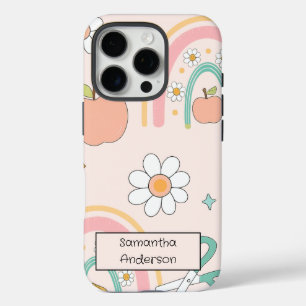 Gepersonaliseerde Schattige Terug naar school   Vo iPhone 16 Pro Hoesje