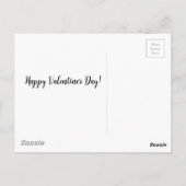 Gepersonaliseerde Schattige Zwart Wit Poot Print H Briefkaart (Achterkant)