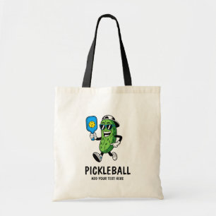 Gepersonaliseerde Schattigee augurk spelen Pickleb Tote Bag