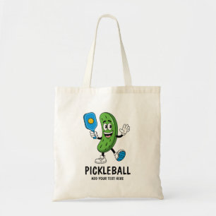 Gepersonaliseerde Schattigee augurk spelen Pickleb Tote Bag