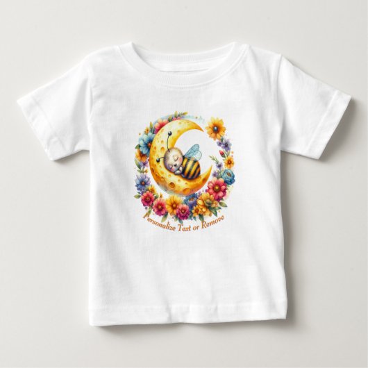 Gepersonaliseerde Schattigee Baby Bumble Bee Slape (Voorkant)