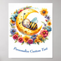 Gepersonaliseerde Schattigee Baby Bumble Bee Slape