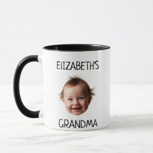 Gepersonaliseerde Schattigee Baby Gezichtsfoto Mam Mok