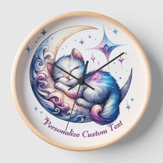 Gepersonaliseerde Schattigee Baby Kitten Kat Slape (Voorkant)