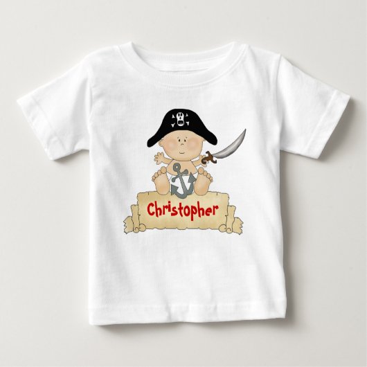 Gepersonaliseerde Schattigee Baby Pirate Boys (Voorkant)