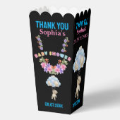 Gepersonaliseerde Schattigee Baby shower gunstboxe Bedankdoosjes (Voorkant)