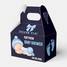 Gepersonaliseerde Schattigee Baby shower gunstboxe Bedankdoosjes