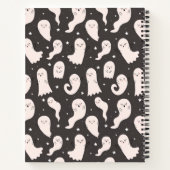 Gepersonaliseerde Schattigee Cartoon Halloween Spo Notitieboek (Achterkant)