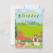 Gepersonaliseerde Schattigee Cat-Tage Picknick Ver (Voorkant)