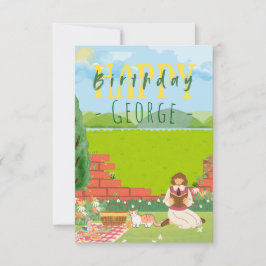 Gepersonaliseerde Schattigee Cat-Tage Picknick Ver