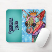 Gepersonaliseerde Schattigee Chihuahua Lover Pop A Muismat (Met muis)