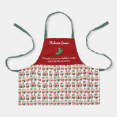 Gepersonaliseerde Schattigee Christmas Cupcakes Ki Schort (Voorkant)