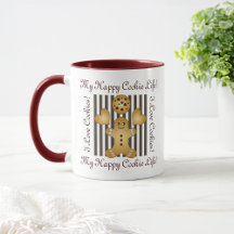 Gepersonaliseerde Schattigee Cookie Gingerbread Ma