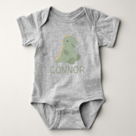 Gepersonaliseerde Schattigee Dinosaurus Baby Bodys Romper