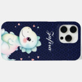 Gepersonaliseerde Schattigee Dinosaurus iPhone cas Case-Mate iPhone Case (Achterkant (horizontaal))