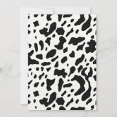 Gepersonaliseerde Schattigee eerste rodeo meisjes  Kaart (Achterkant)