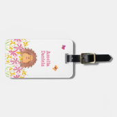 Gepersonaliseerde Schattigee egel Bagagelabel (Voorkant horizontaal)