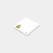 Gepersonaliseerde Schattigee egel Post-it® Notes (Schuin)