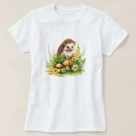 Gepersonaliseerde Schattigee egel T-shirt