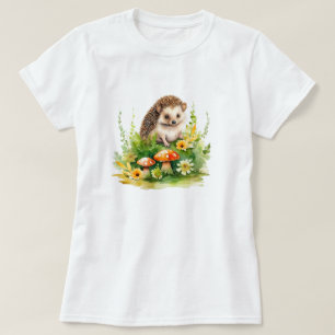 Gepersonaliseerde Schattigee egel T-shirt