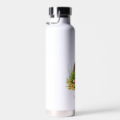 Gepersonaliseerde Schattigee egel Waterfles (Rechts)