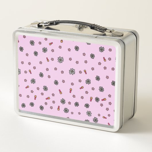 Gepersonaliseerde Schattigee en eenvoudige roze bl (Achterkant)