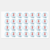 Gepersonaliseerde Schattigee fee, naam, telefoonnu Labels (Vel)