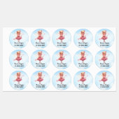 Gepersonaliseerde Schattigee fee, Naam, Telefoonnu Labels (Vel)