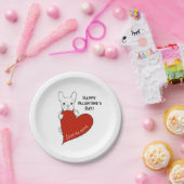 Gepersonaliseerde Schattigee Franse Bulldog met ee Papieren Bordje (Feest)