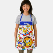 Gepersonaliseerde Schattigee Funny Emojis Kinderen Schort (Insitu)