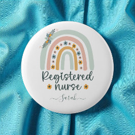 Gepersonaliseerde Schattigee geregistreerde verple Ronde Button 5,7 Cm