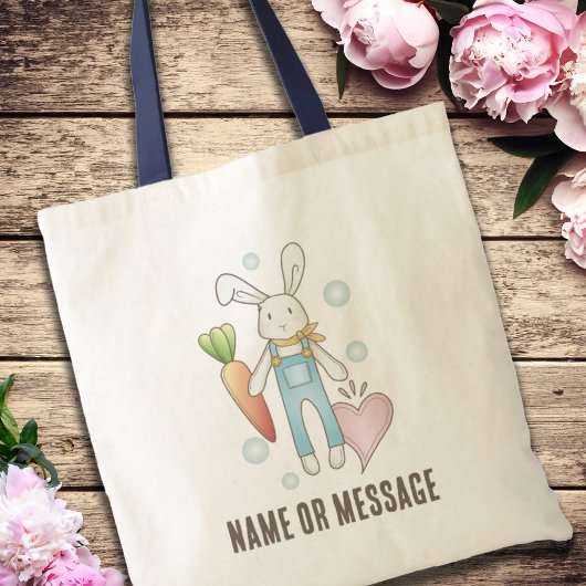 Gepersonaliseerde Schattigee gevulde dierlijke kon Tote Bag