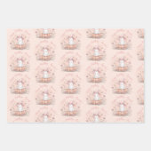 Gepersonaliseerde Schattigee Ghost-verjaardag Inpakpapier Vel (Voorkant 2)