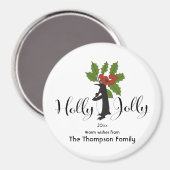 Gepersonaliseerde Schattigee Grappige Pinguïn Kers Magneet (Voorkant / Achterkant)