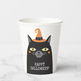 Gepersonaliseerde Schattigee grillige Halloween Bl Papieren Bekers
