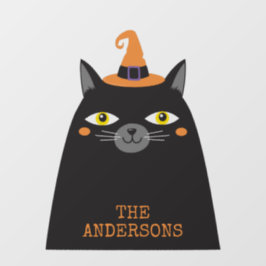 Gepersonaliseerde Schattigee grillige Halloween Bl Raamsticker