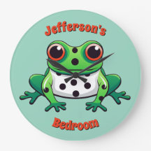 Gepersonaliseerde Schattigee Groene Polka Dot Muur