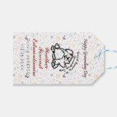 Gepersonaliseerde Schattigee Groundhog Day Foto's Cadeaulabel (Voorkant (Horizontaal))