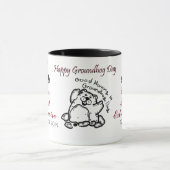 Gepersonaliseerde Schattigee Groundhog Day Foto's  Mok (Midden)