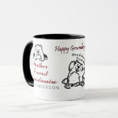 Gepersonaliseerde Schattigee Groundhog Day Foto's  Mok (Voorkant links)