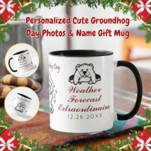 Gepersonaliseerde Schattigee Groundhog Day Foto's 