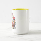 Gepersonaliseerde Schattigee Happy Easter Mom Mok (Midden)