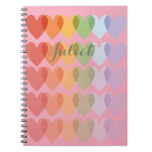 gepersonaliseerde Schattigee harten regenboog