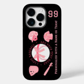 Gepersonaliseerde Schattigee honkbal iPhone-hoesje Case-Mate iPhone Case (Achterkant)