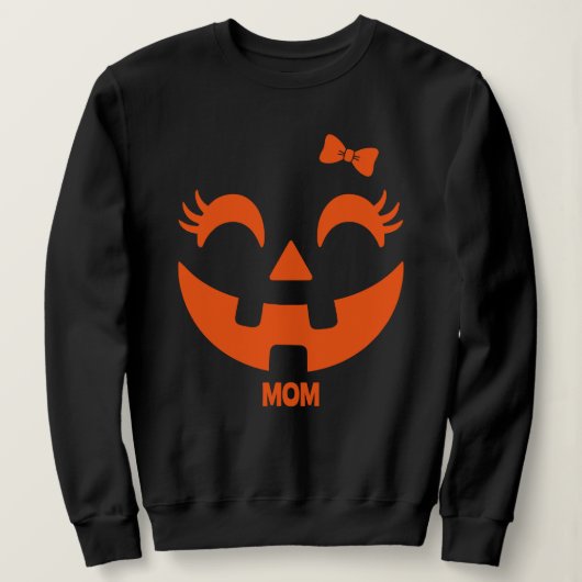 Gepersonaliseerde Schattigee Jack O' Lantern gezic Trui (Design voorkant)