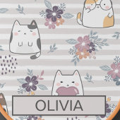 Gepersonaliseerde Schattigee kat, kat Pickleball P Pickleball Paddle