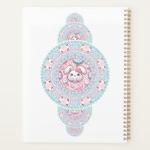 Gepersonaliseerde Schattigee Kawaii Bunny Ornament Planner (Achterkant)