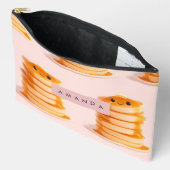 Gepersonaliseerde Schattigee Kawaii Pannenkoekenst Etui (Open)