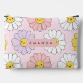 Gepersonaliseerde Schattigee Kawaii Pastel Daisy F Etui (Voorkant)
