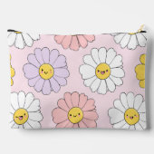 Gepersonaliseerde Schattigee Kawaii Pastel Daisy F Etui (Achterkant)